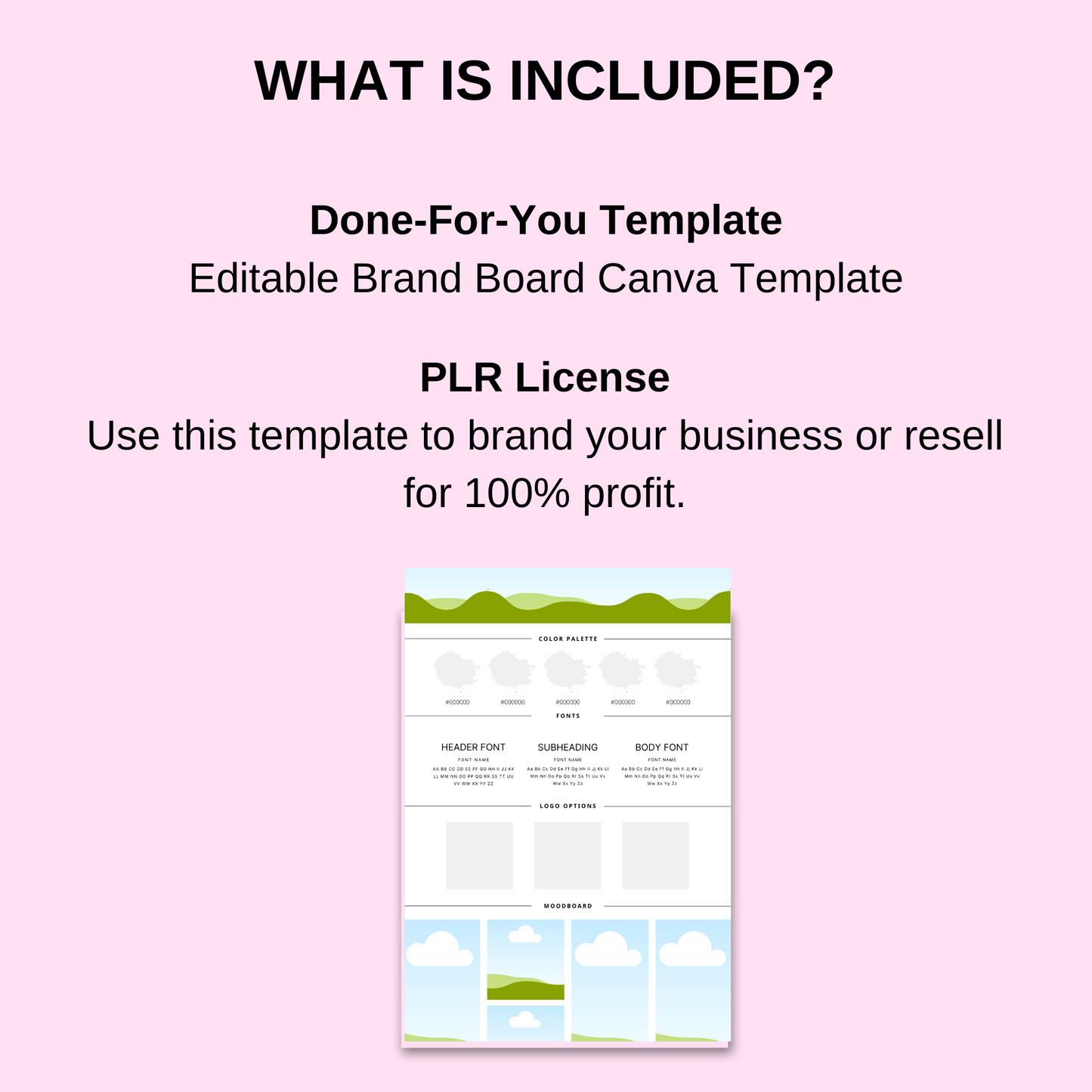 Brand Board Template