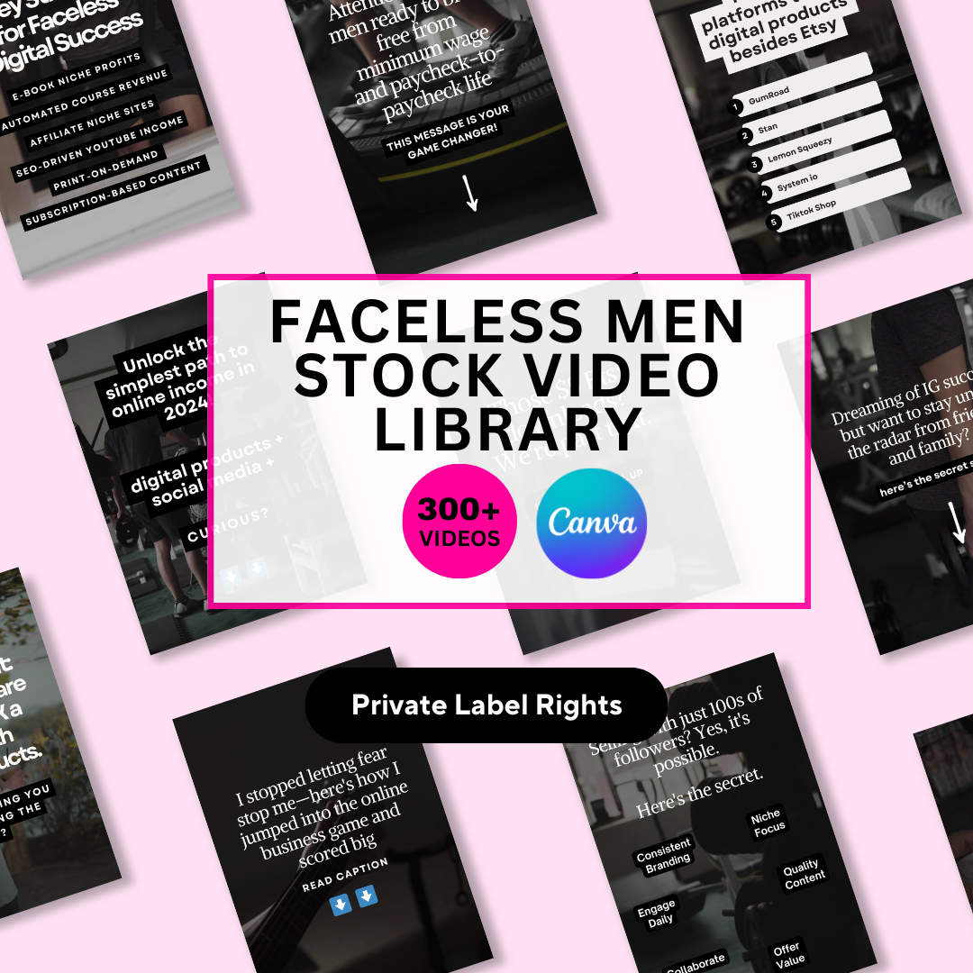 Faceless Men Stock Video Library