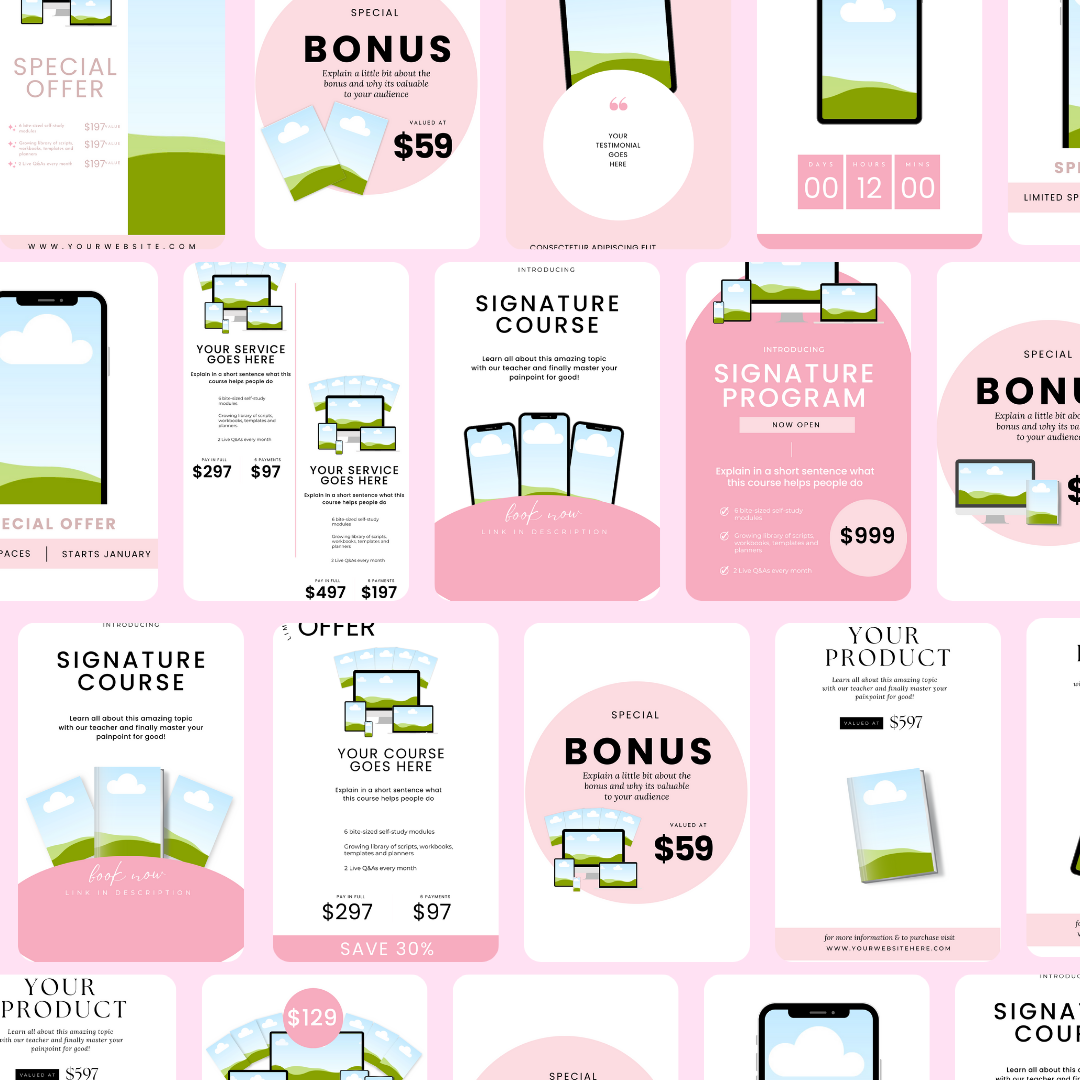 Digital Entrepreneur Pinterest Pin Mockups