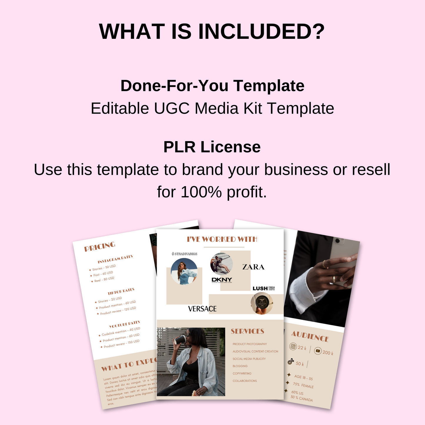 UGC Media Kit Template