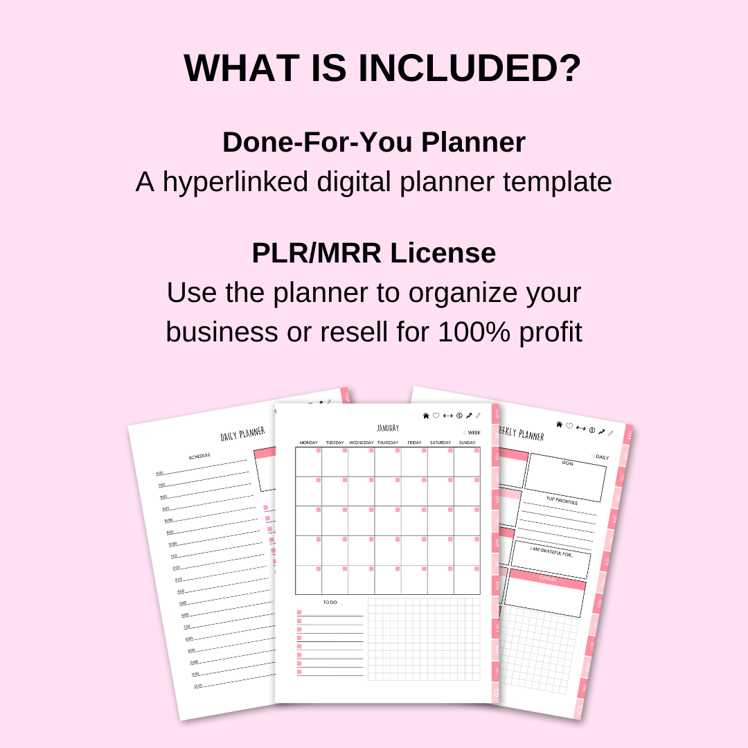PLR That Girl Digital Planner