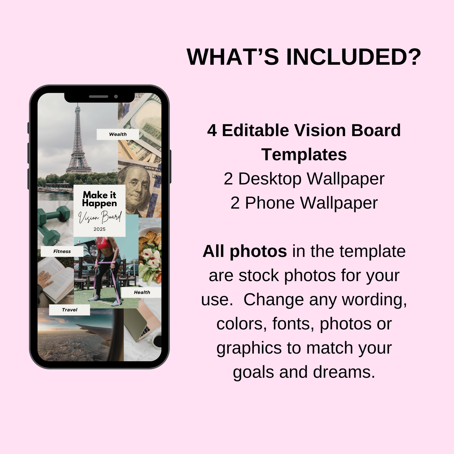 Digital Vision Board Templates