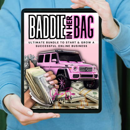 Baddie in Her Bag - Start Your Own Online Boutique PLR e-Book Bundle