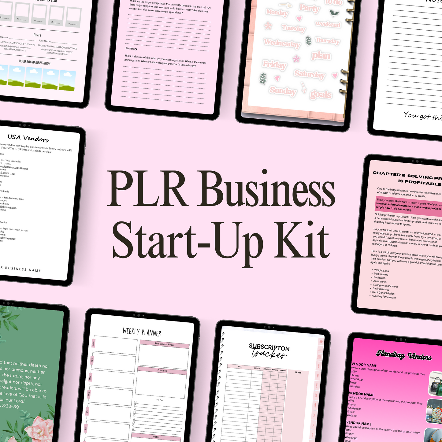 PLR Digital Business Start-up Kit