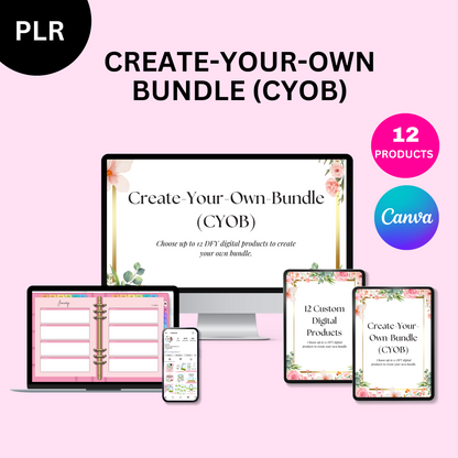 Create Your Own Bundle: 12 Customizable Digital Products