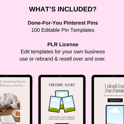 100 Minimal Pinterest Pin Mockups