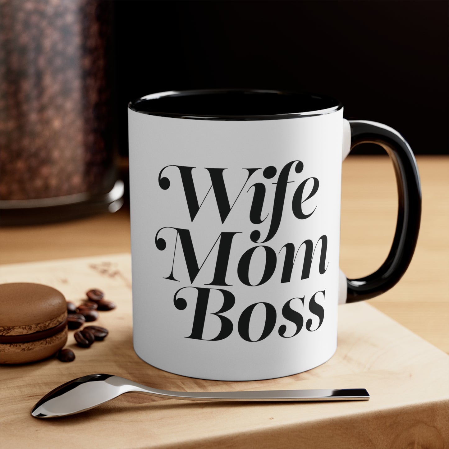 Wife Mom Boss Coffee Mug, 11oz