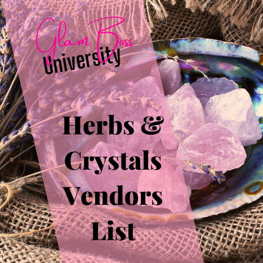 Herbs & Crystals Vendors List
