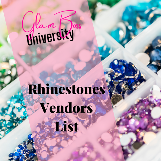 Rhinestones Vendors List