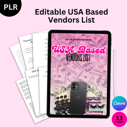 PLR USA Based Vendors List