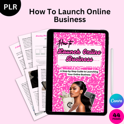 PLR How to Launch an Online Business Guide