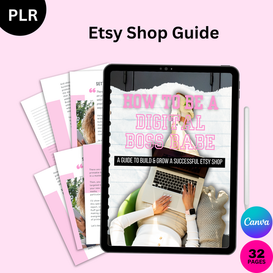 Etsy Shop Guide: Become a Digital Boss Babe