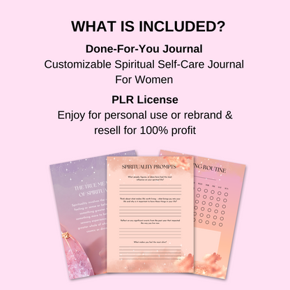 Spiritual Self-Care Journal For Women