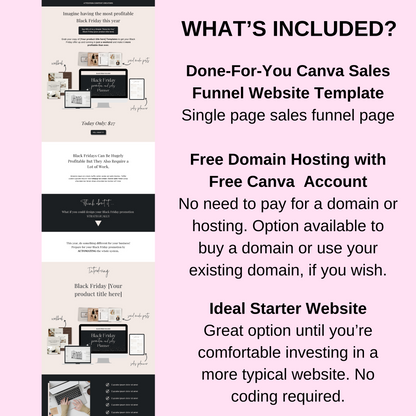 PLR Sales Funnel Website Template