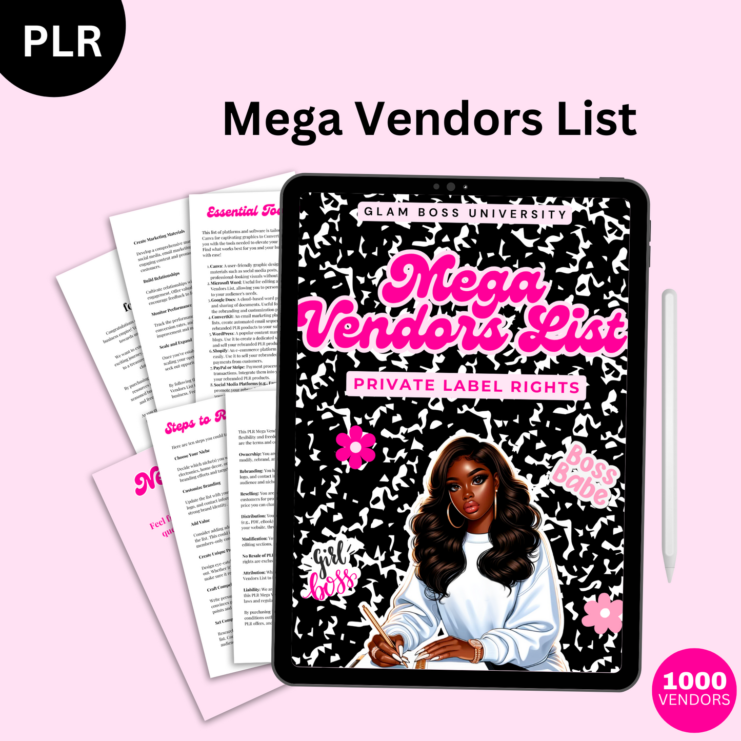 PLR Mega Vendors List