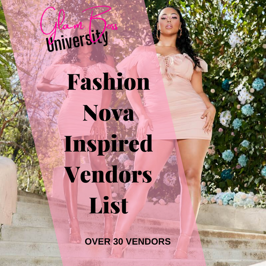 Fashion Nova Inspired Vendors List