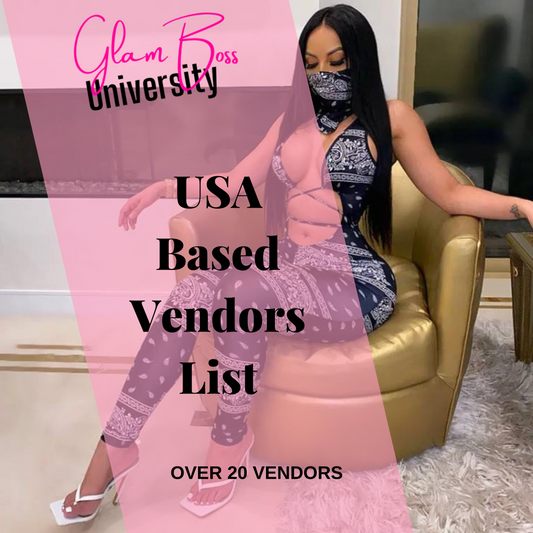 USA Based Vendors List