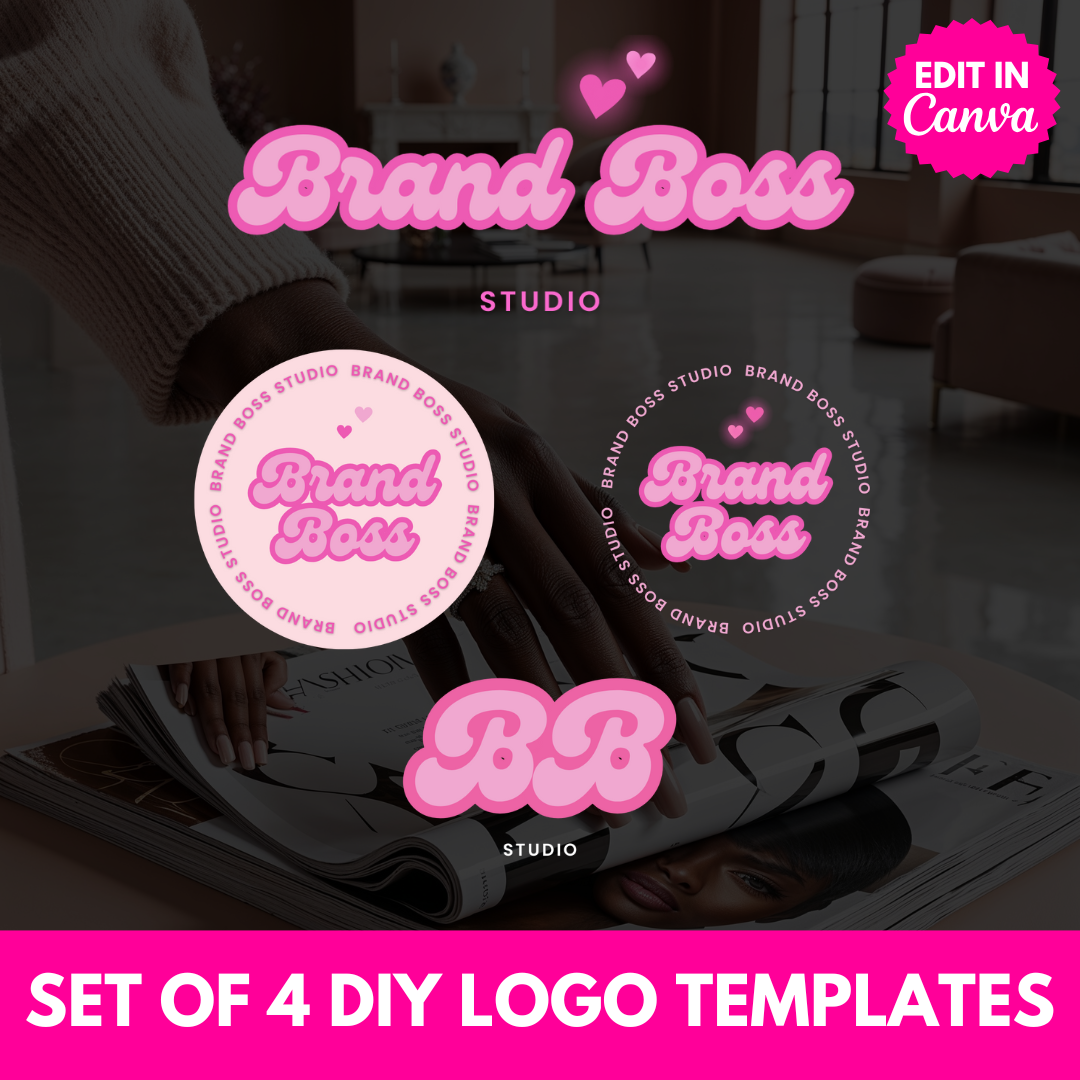 4-in-1 Customizable Logo Template