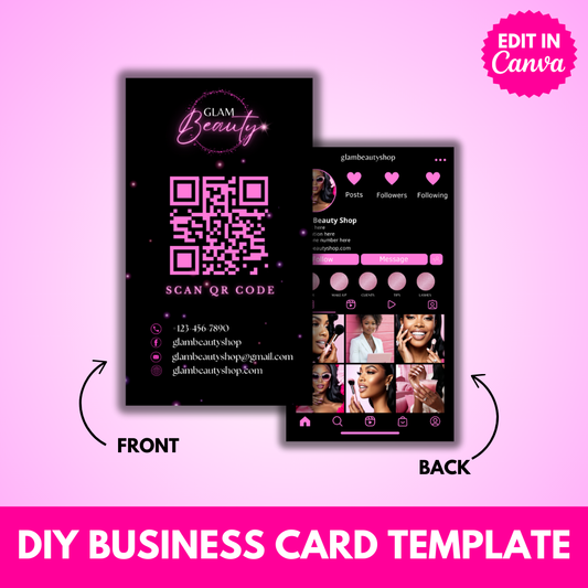 Customizable Business Card Template