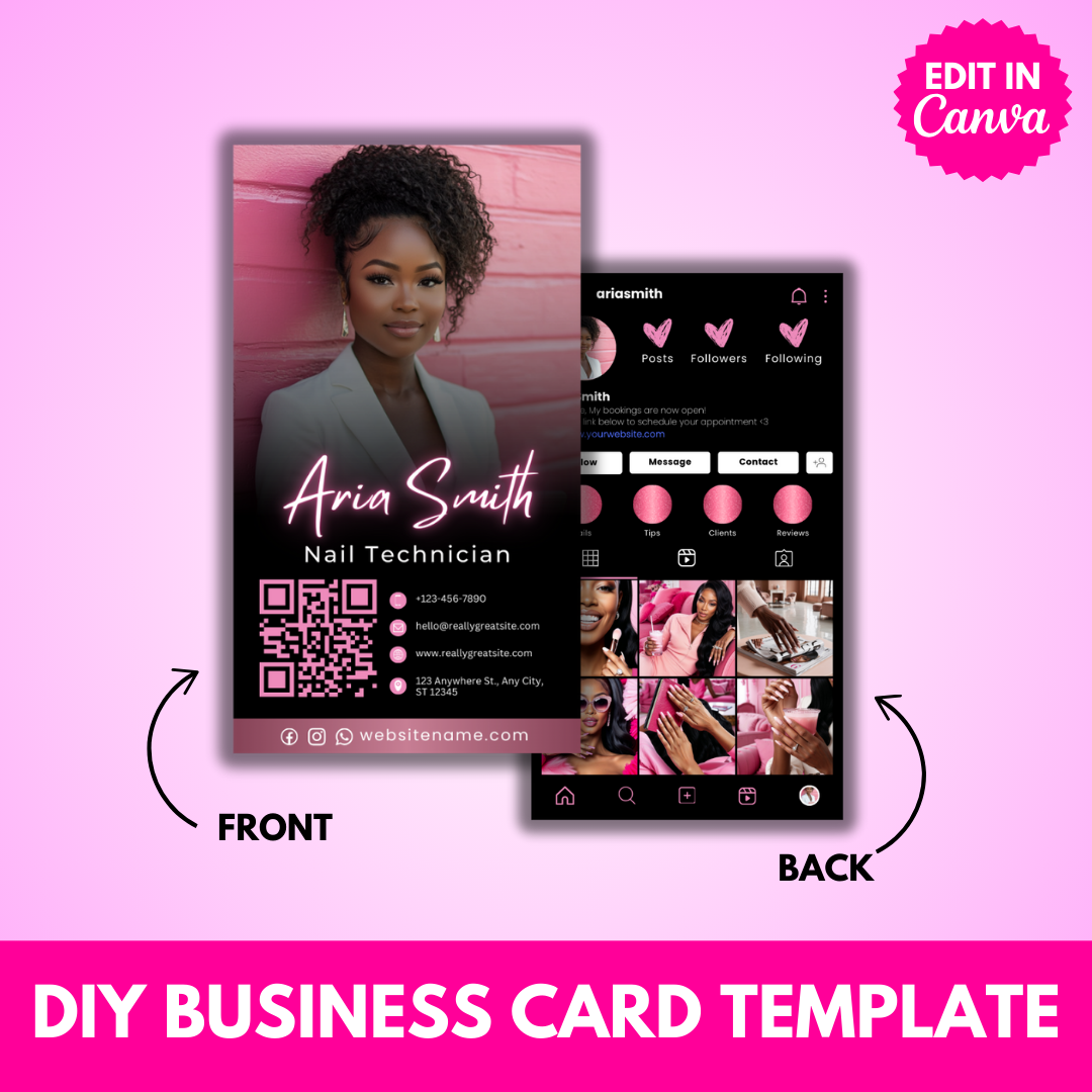 Customizable Business Card Template