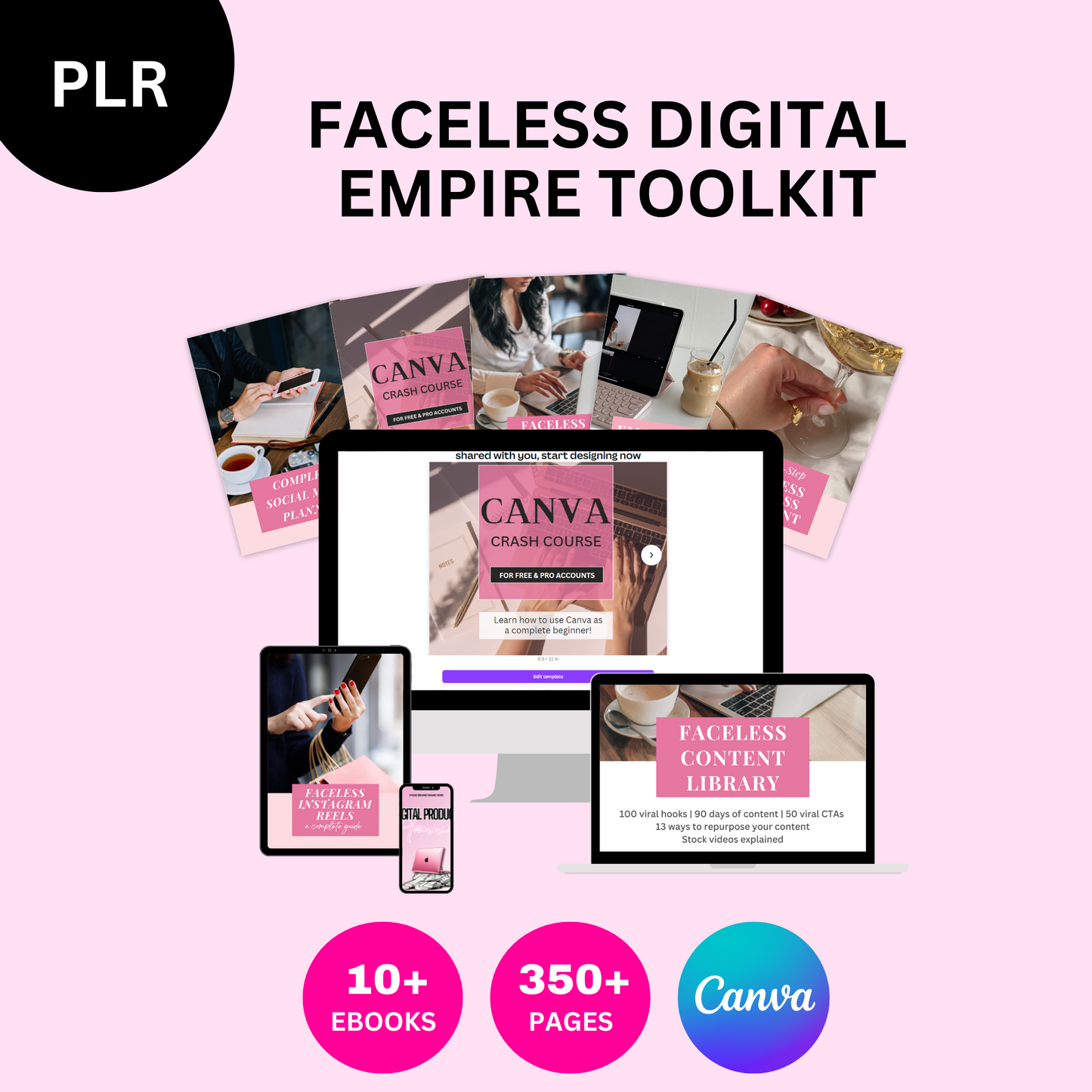 Faceless Digital Empire Toolkit - Clean Aesthetic