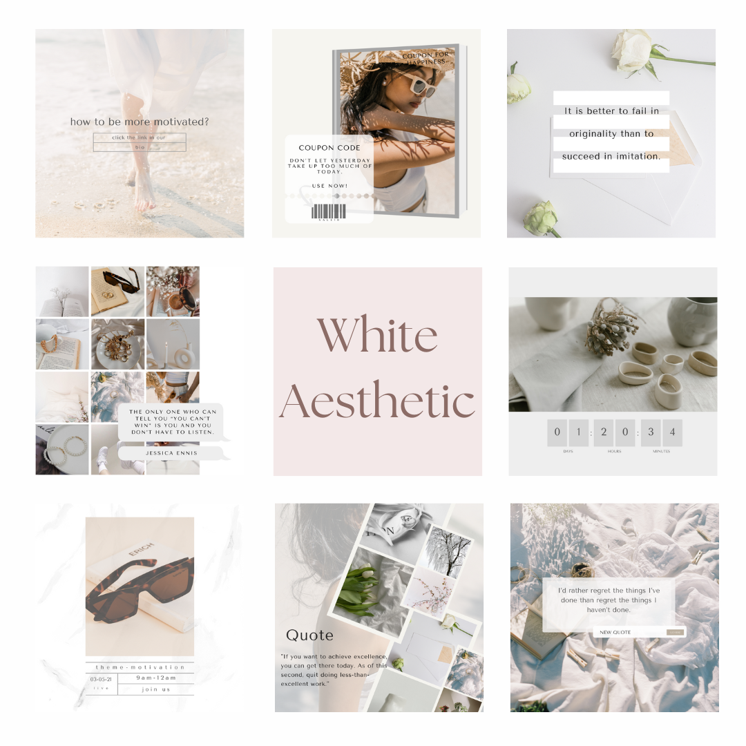 PLR Beauty Instagram Posts Template